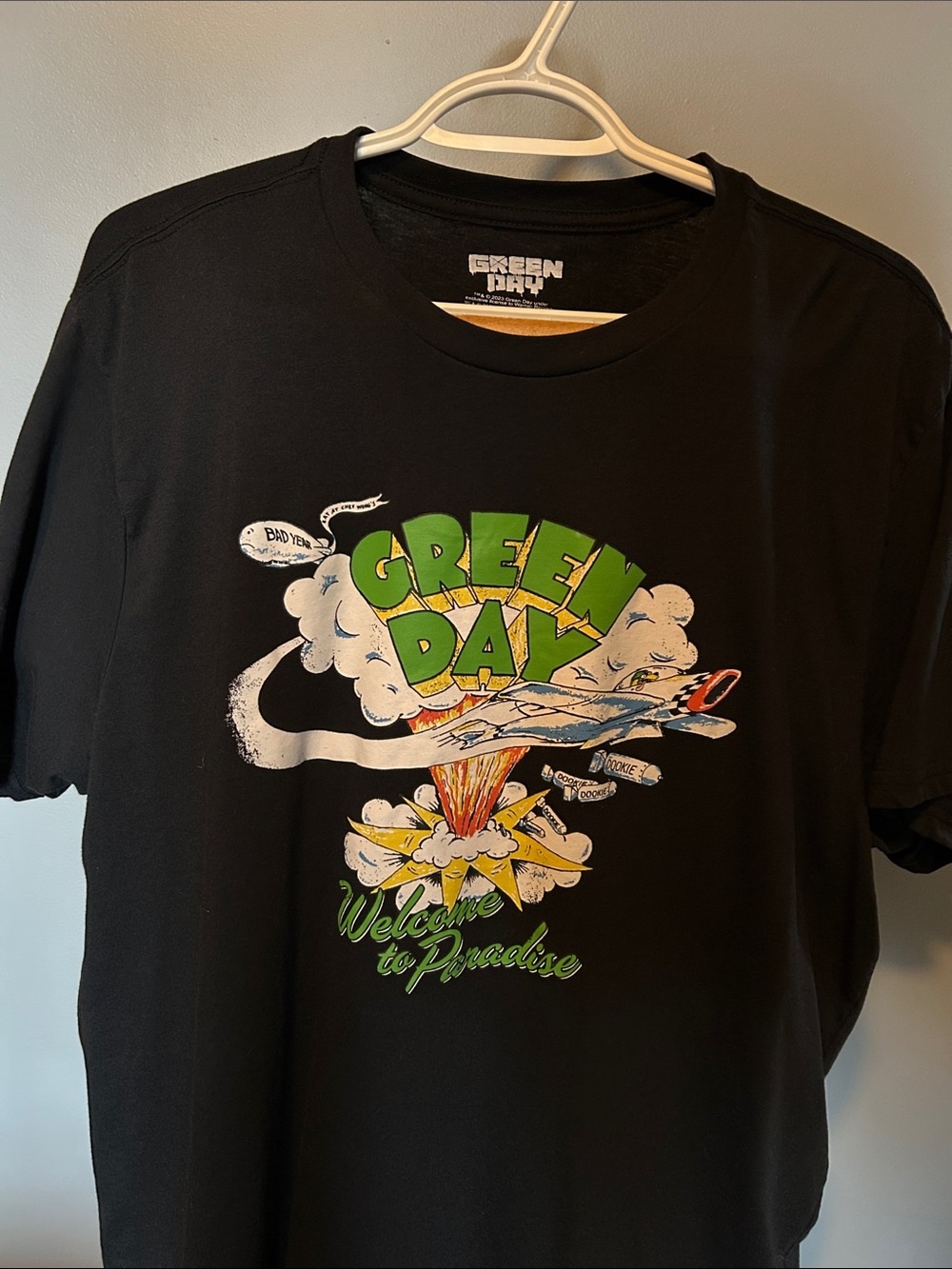 Black Green Day Graphic Tee